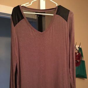 Great long sleeve with sheer back